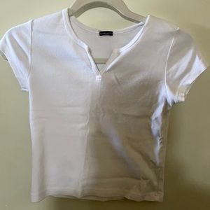 Plain white, one-size brandy top